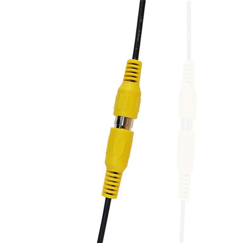 Single Head RCA Audio Cable AV Male Head Adapter Cable AV Single Head Video Cable RCA Female Head Wire Yellow 0.15 M