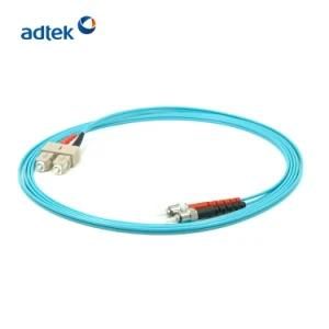 1m LC Upc to LC Upc Duplex Om3 Multimode 2.0mm Fiber Optic Patch Cable