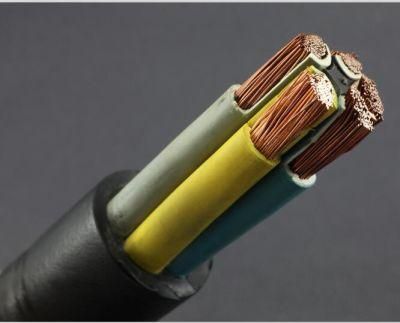 Cu/PVC/PVC 300/500V Class 5 PVC Insulated, PVC Sheathed 2-5 Cores H05VV-F Flexible Electrical Cable