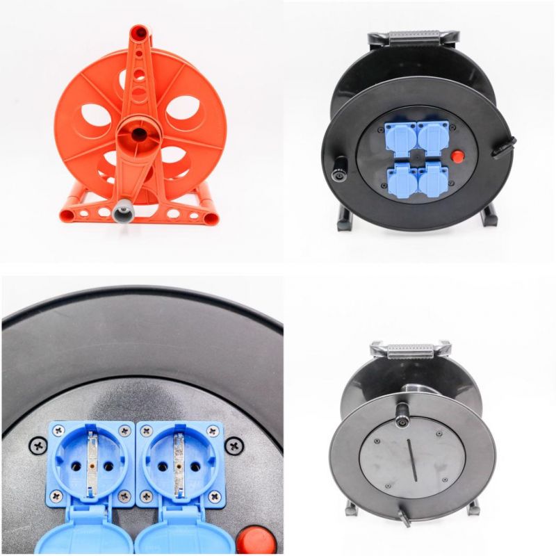 Plastic Portable Optical Fiber Cable Reels Heavy Duty