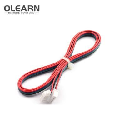 Olearn 2m Motor Connector Cables Xh2.54 4pin to Xh2.0 6pin White Terminal Paralled Motor Wires for 3D Printer Stepper Motor Extension Cable