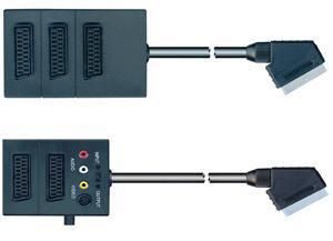 Audio Video Cable RCA to Scart Splitter