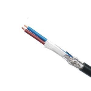 Rvvp 2*0.2*64braid 2 Core Extruded Solid Double-Shielded Power Cable