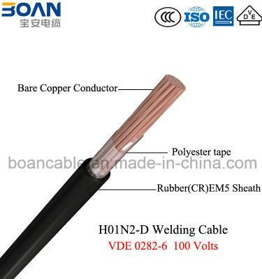 H01n2-D &amp; H01n2-E Welding Cable, 100volts, VDE 0282-6