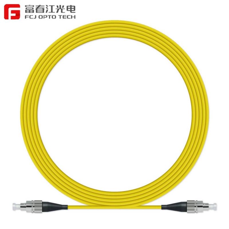 FC Jumper Sc LC St FC Connector FTTH Flat Fiber Optic Drop Cable Jumper LSZH 5m 10m 50m 100m Outdoor Drop Cable Patch Jumper