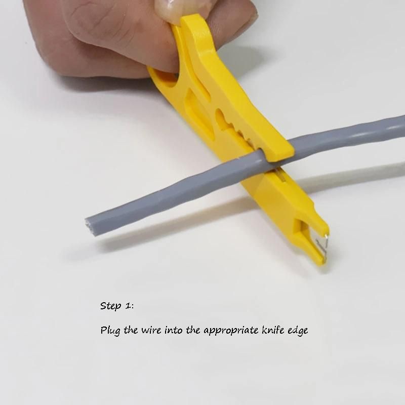 Portable Wire Stripper Knife Crimper Pliers Crimping Tool Cable Stripping Wire Cutter Cut Line Tool Cable Stripping Wire Cutter
