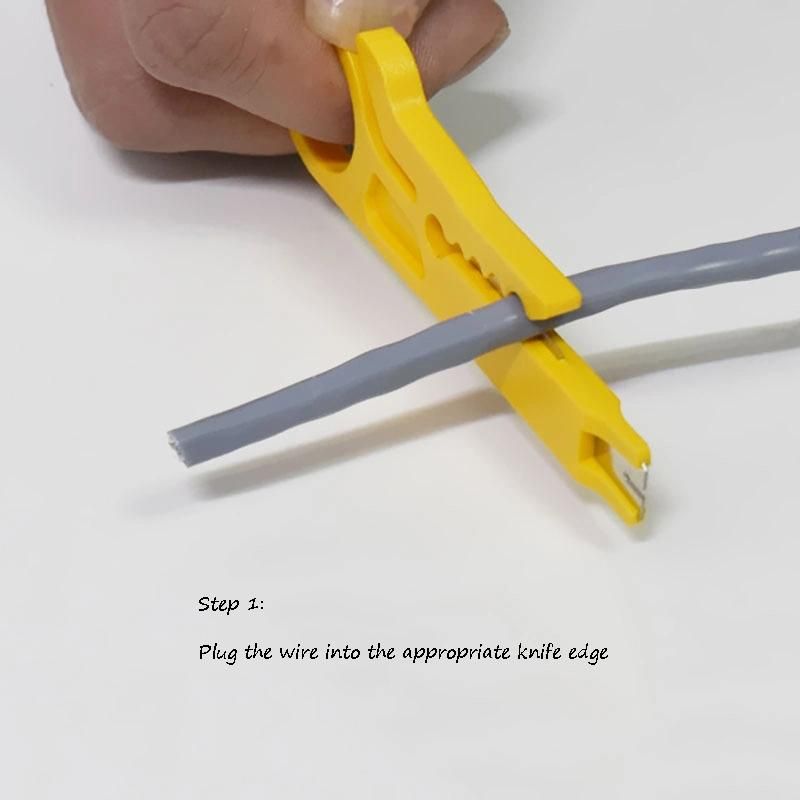 Portable Wire Stripper Knife Crimper Pliers Crimping Tool Cable Stripping Wire Cutter Cut Line Tool Cable Stripping Wire Cutter
