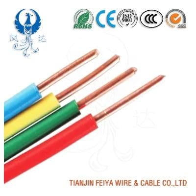 Electric Cable Cu Conductor PVC Insulation Flexible Solid Single Core Wire Electric Cable