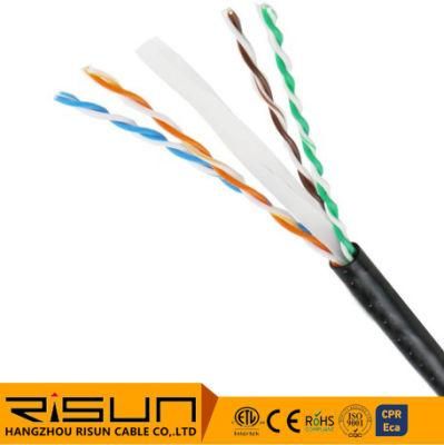 23AWG LAN Cable Newtwork Cables 4pair UTP CAT6 PE Cable