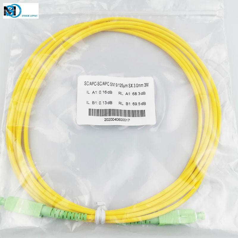 Sc/APC -Sc/APC Armoured Fiber Optic Cable