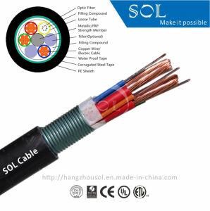 Outdoor OPLC Photoelectricity Electrical and Fiber Optic Cable