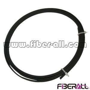 FTTH Fiber Optic Drop Cable 2 Fibers Steel Wire LSZH