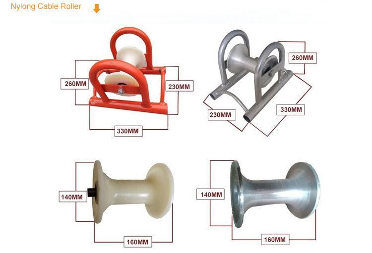 Electrical Power Cable Roller Pulley Stringing Conductor Cable Rollers for Cable