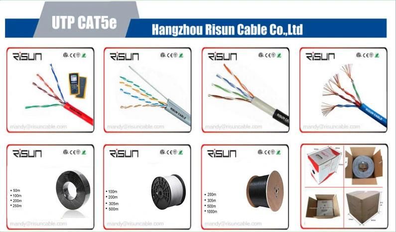4pr UTP Cat5e LAN Cable with Best Price 1000 FT Pull Box