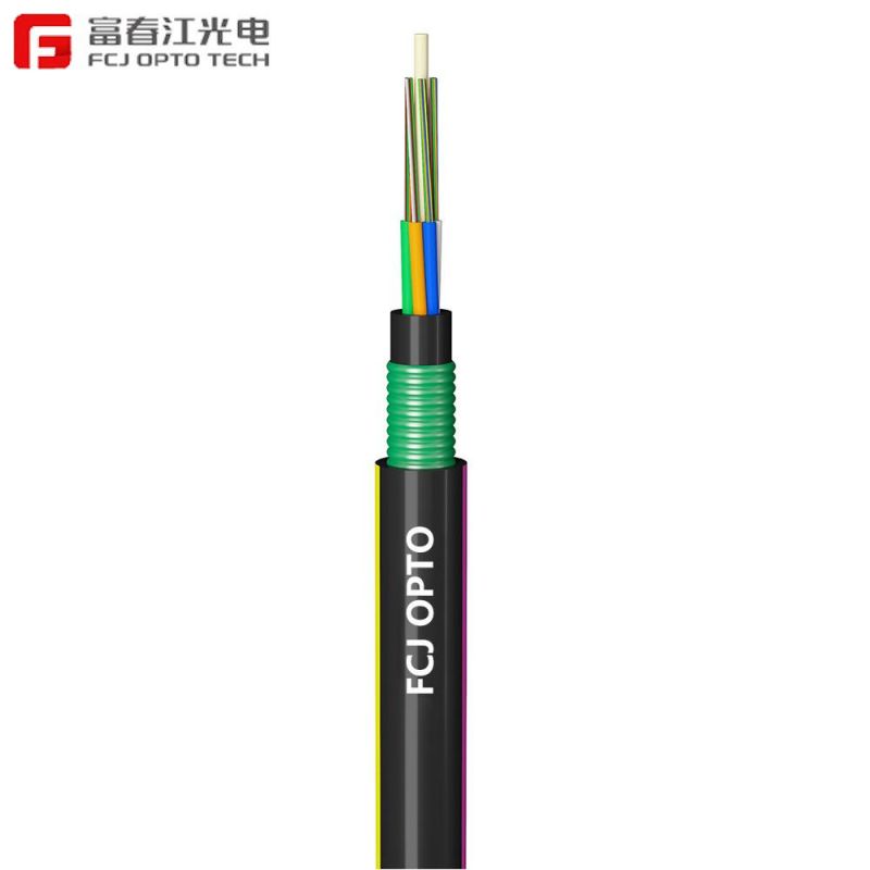 Good Quality Outdoor Aerial Optical Fiber Cable with Multi Cores Armored Gyty