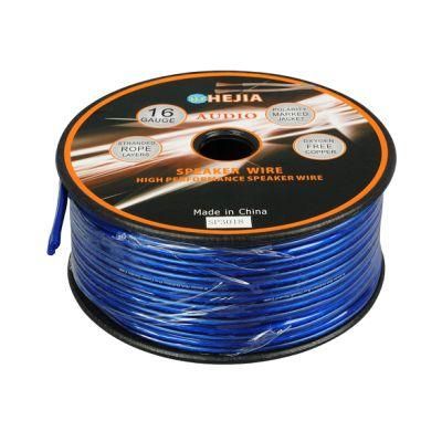 14AWG Blue Twin Speaker Copper Wire with OFC Conductor UL