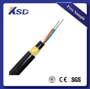 Free Sample 12 24 36 48 96 Core ADSS All Dielectric Self Support Aramid Yarn Single Mode Optical Outdoor Fiber Optic Cable