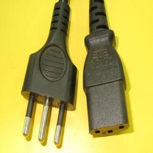 1.5m Black Imq Cei Italy Power Cord with IEC C13