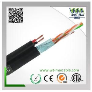 4pair 24AWG Bc Cat5e FTP 2power LAN Cable