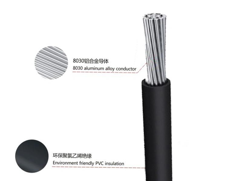 450/750V Rated Voltage Environment Friendly PVC Insulated Aluminium Alloy Electric Cable Wire