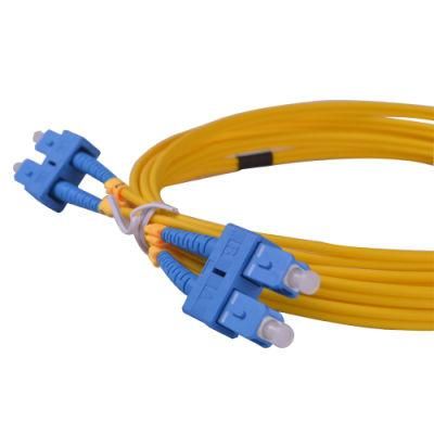 Single Mode Dualplex Fiber Optical Patch Cord Sc/Upc