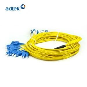 12 Fibers Singlemode PVC/LSZH Per-Terminated Patch Cord