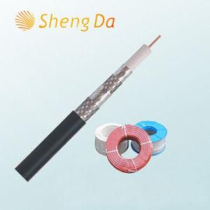 Flexible Digital Satellite RG6 Quad Shield Coaxial Cable