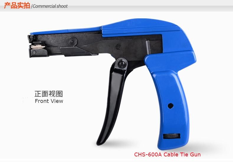 Chs-600A Metal Cable Tie Gun Used for 2.4mm to 4.8mm Cable Ties