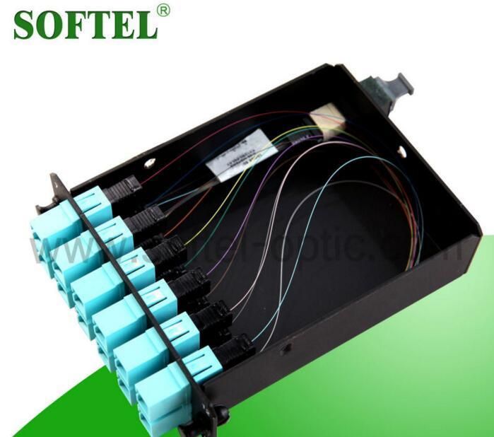 Fiber Optic MPO Patch Cord with Pulling Eyes