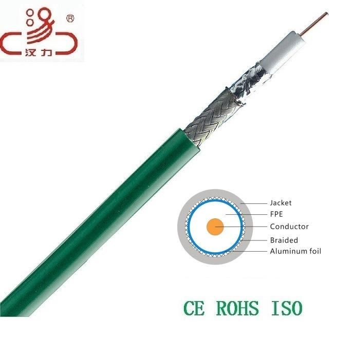 Rg59 CATV Coaxial Cable PVC Black 305m/Drum