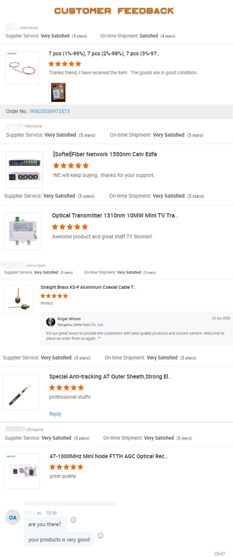 Telecommunication GYTS Outdoor Fiber Optic Cable