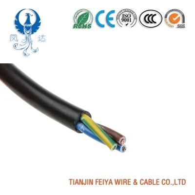H05VV-F Cu Conductor PVC Insulation PVC Sheathed Flexible Multiple Core Househod Cable Electric Wire