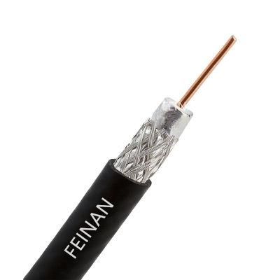 1.20mm Bc/CCS RG6 Coaxial Cable with PVC PE Jacket and Steel Messenger