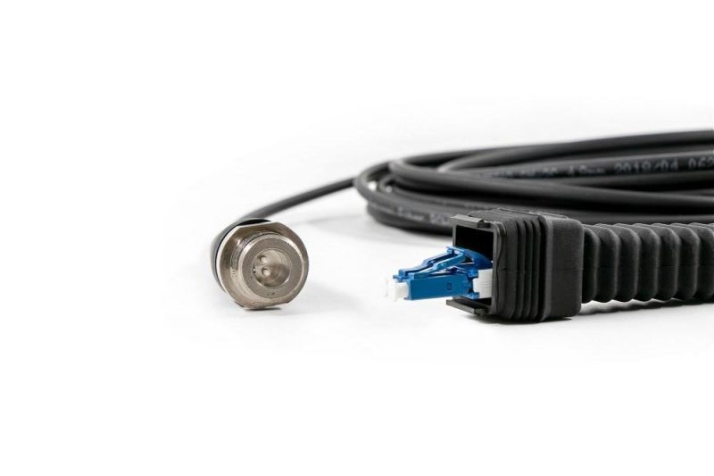 Nokia Nsn Compatible Ftta Outdoor Cpri Patch Cord with a Sealed Dust Cap