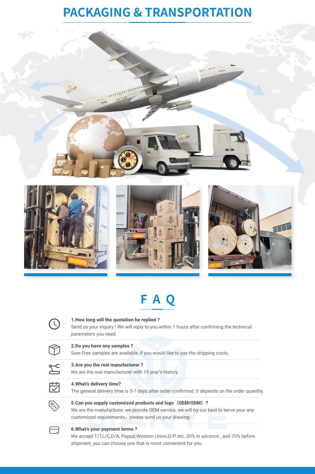 Single Mode Fibre Optic Lighting ADSS Fiber Optical Cable with Electrical Resistance at Sheath