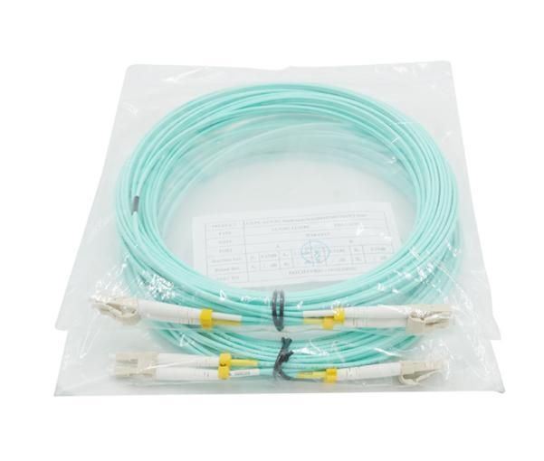 MTP-LC Jumper Multimode LC Connector Om4 50/125 Duplex Jumper Jacket 1m Fiber Optic Jumper