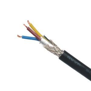 Rvvp 3*2.50mm&Sup2 * 160braid 3-Core Extruded Solid Double-Shielded Power Cable