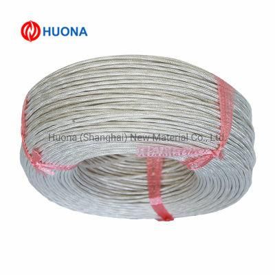 Stainless Steel Screened K Type Thermocouple Extension Wire 24AWG with Fiberglass Insulation