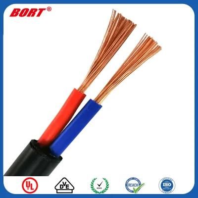 VDE Certificated EU Plug H05vvh2-F Flexible Power Cable