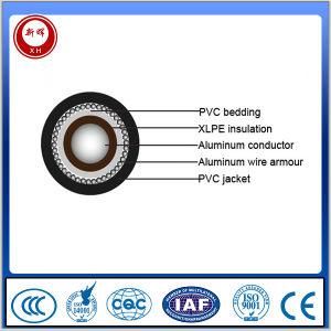 Single-Core 600/1000 V Cables Solid Aluminum Conductor BS 5467 Armoured Power Cable