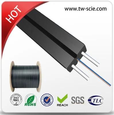 Flat 2core FTTH Drop Cable