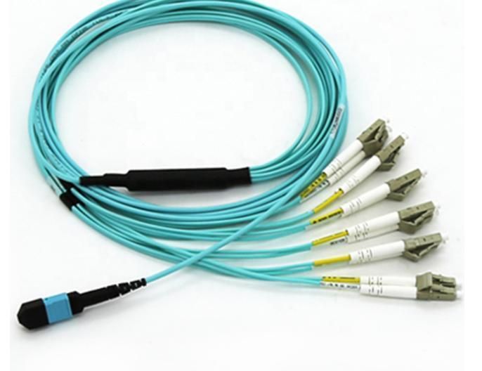 Factory Direct High-Quality 4 8 12 24 Core Pre-Connected Fiber Optic Jumper Cable Om4 Om3 MTP-MTP Jumper