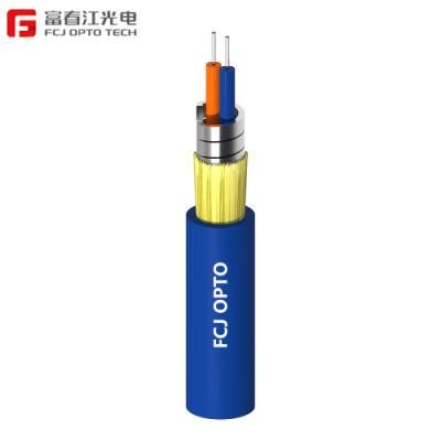 Gjsfjbv Duplex Double Tube Armored Fiber Optic Cable for FTTH Wiring