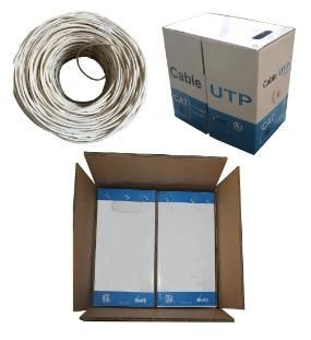 4 Pair 1000FT/Pull Box 23AWG Solid CAT6 FTP Cmr LAN Cable