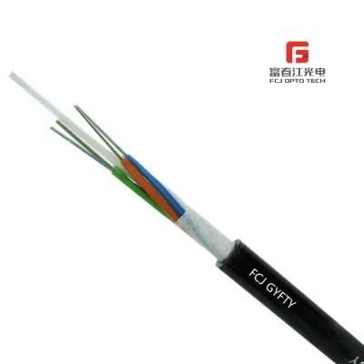 FTTH Outdoor 2-288 Core High Quality Single-Mode Fiber GYFTY Cable Stranded Non-Metailc &amp; Non-Armored Cable