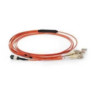 Multimode MPO/MTP to 8 LC Fiber Optic Patch Cord