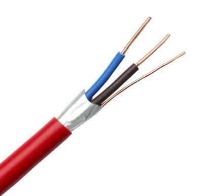 High Quality 2c 1.5mm 2.5mm 18 AWG Copper Shielded Red Fire Alarm Cable for Fire Alarm System