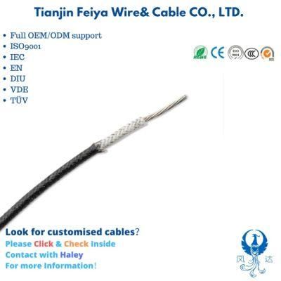 PVC Liycy Fly W Transmission Cable Fiberglass Braided Silicone Cable Silicone Rubber Tube Braided Structure Wire