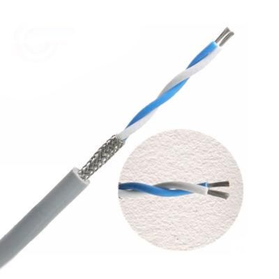UL2405 Twisted Pair 2 4 6 Core Double Shielded Tinned Copper Communication Signal Flame Retardant Cable