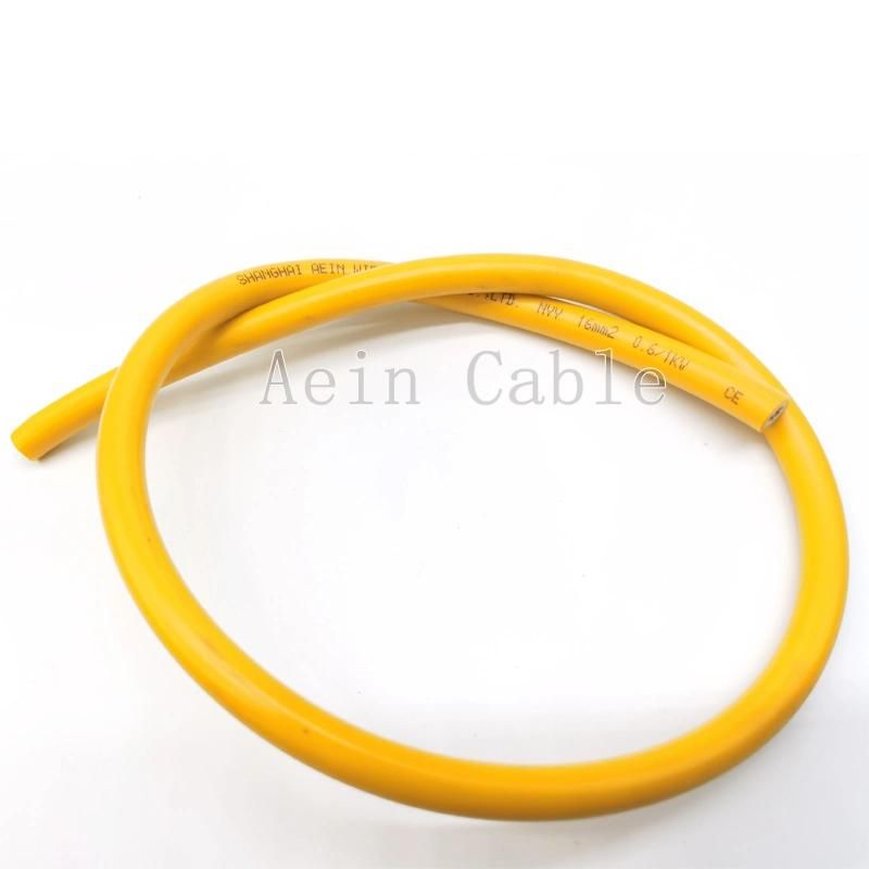 CE Shanghai Aein Cable Manufacture Low Voltage PVC Single Core Cable